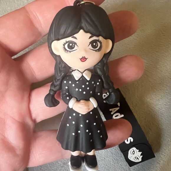 Wednesday Addams Character Keychain - Picture 3 of 5